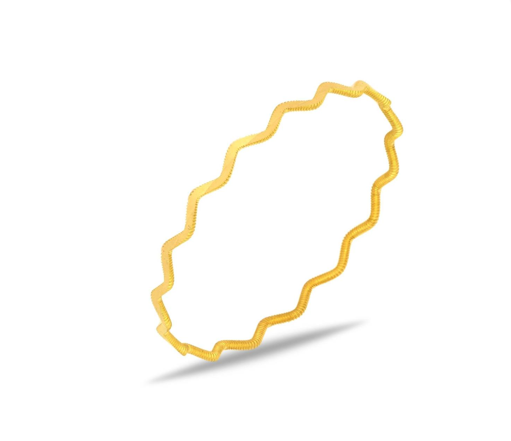 10 Gram 22 Ayar Altın Zigzag Ajda Bilezik